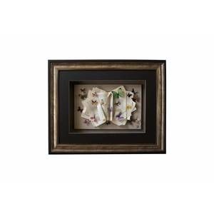 NEW MARMOL GALLERY framed wall art in butterfly book